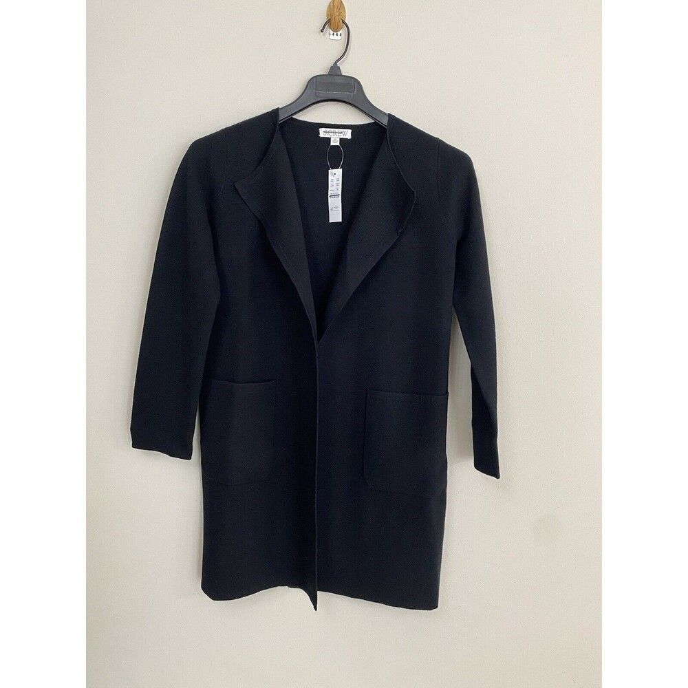 J Crew Juliette collarless sweater-blazer Loose fit New Size XS - Picture 6 of 8